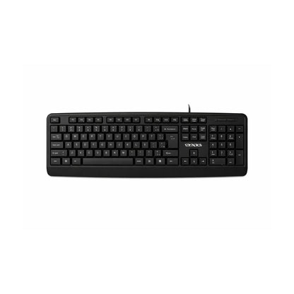 Teclado USB Básico AK-951 Portugués Negro de SATE, producto centrado sobre fondo blanco