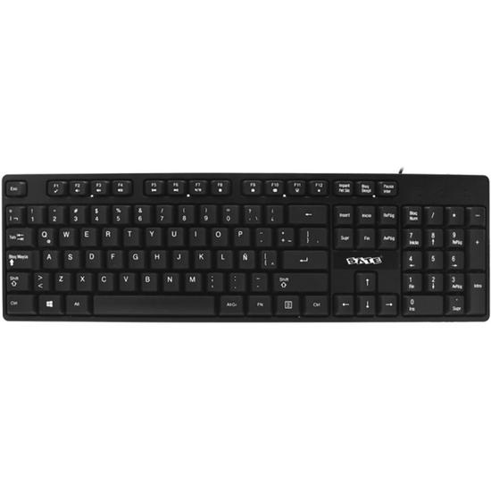 Teclado Satellite AK-922 USB con Cable - Negro