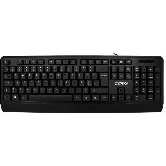 Teclado Satellite AK-932 USB con Cable de 1,35 m - Negro