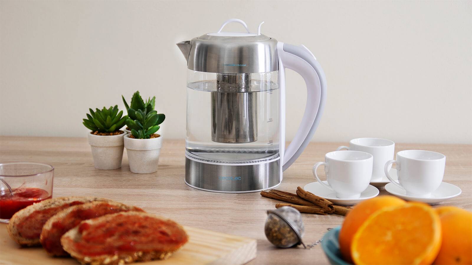 Hervidor De Agua ThermoSense 370 Clear