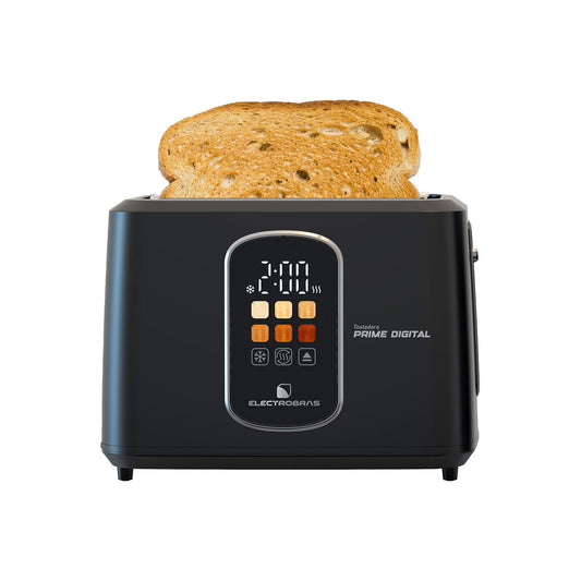 Tostadora ELECTROBRAS EBTP-10 sobre fondo blanco, foto de producto completa y centrada