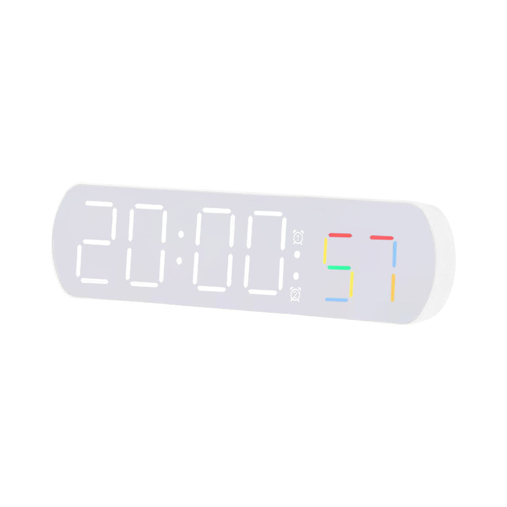 Reloj Digital Satellite AC-T6884 Blanco