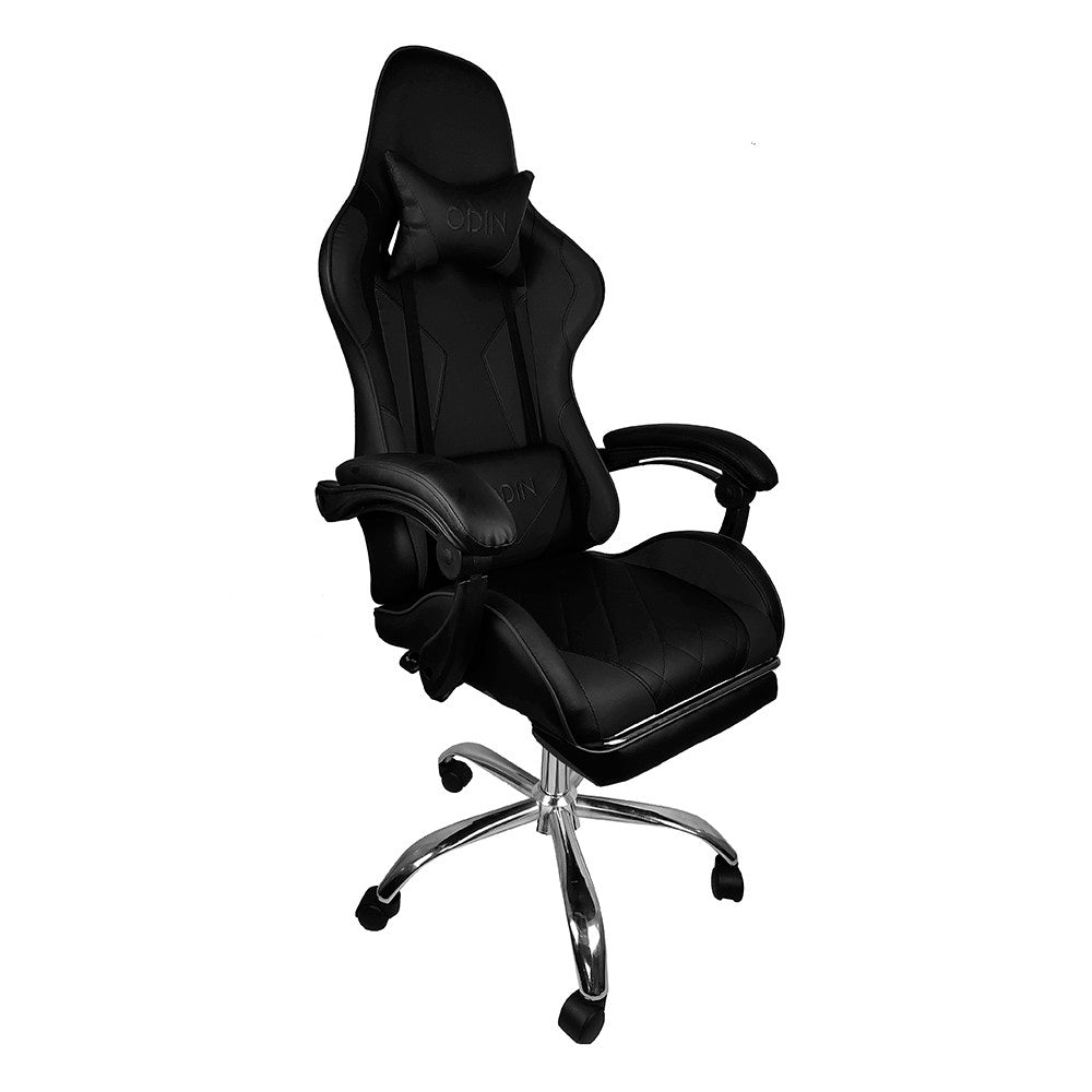 Silla Gamer Empoli con Reposapiés EM-G01 Negra Odin