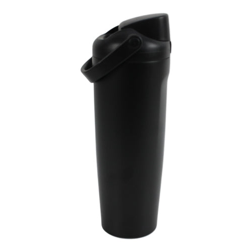 Vaso térmico de acero inoxidable 900 ml negro con asa