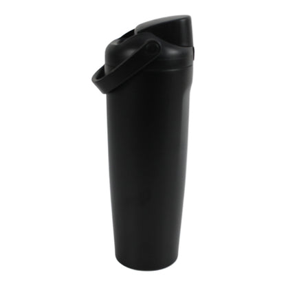 Vaso térmico de acero inoxidable 900 ml negro con asa