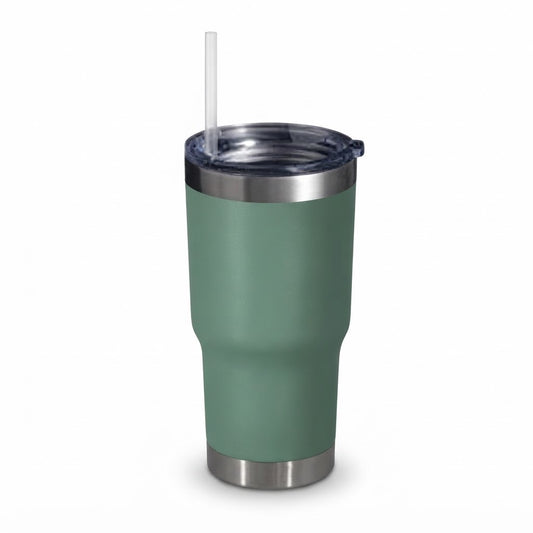 Vaso térmico verde Selecta 560 ml de acero inoxidable con tapa y sorbito