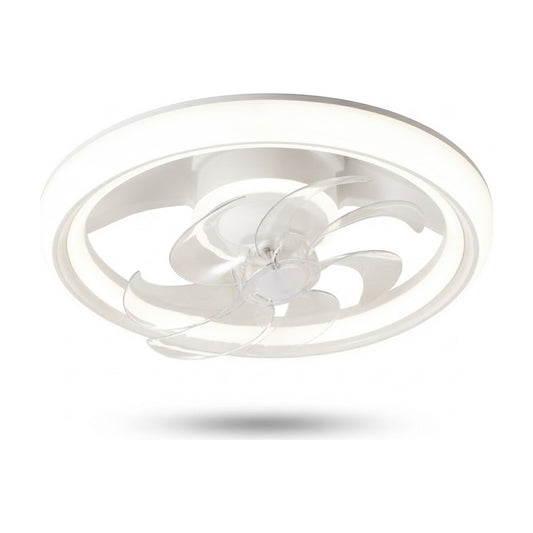 Ventilador de Techo con Luminaria A-FAN701 44W Blanco sobre fondo blanco