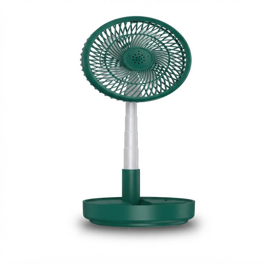 Ventilador recargable de pie verde SATE A-F0873