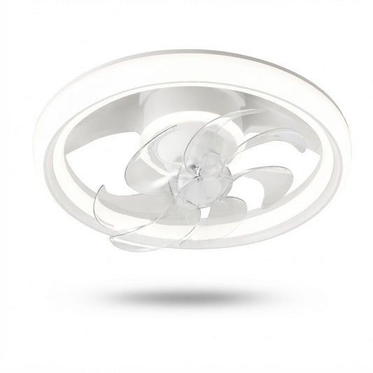 Ventilador de Techo con Luminaria A-FAN101 44W Blanco de Sate - foto de producto centrado sobre fondo blanco