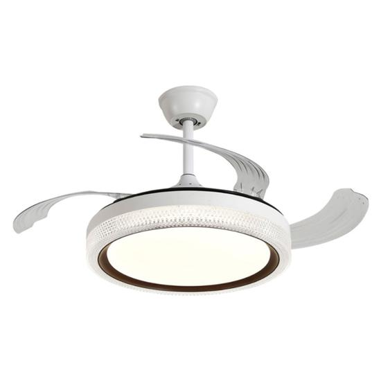 Ventilador de Techo Satellite A-FAN802 Bivolt con Luminaria LED 3000 Lúmenes y Control Remoto