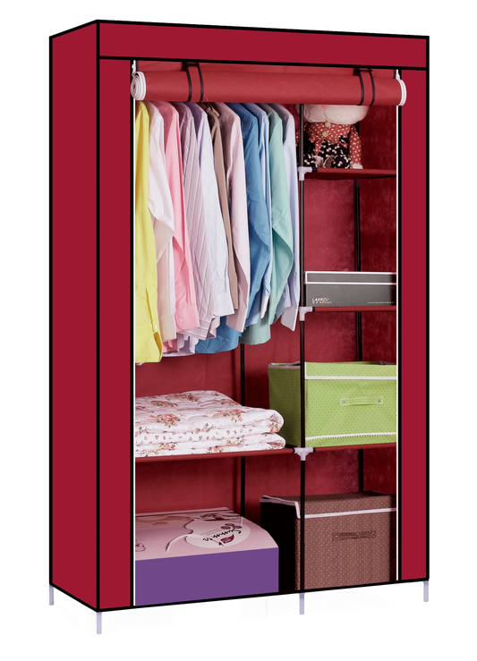 ROPERO DECOTEAM BORDEAUX 105*45*170CMS DDR-005