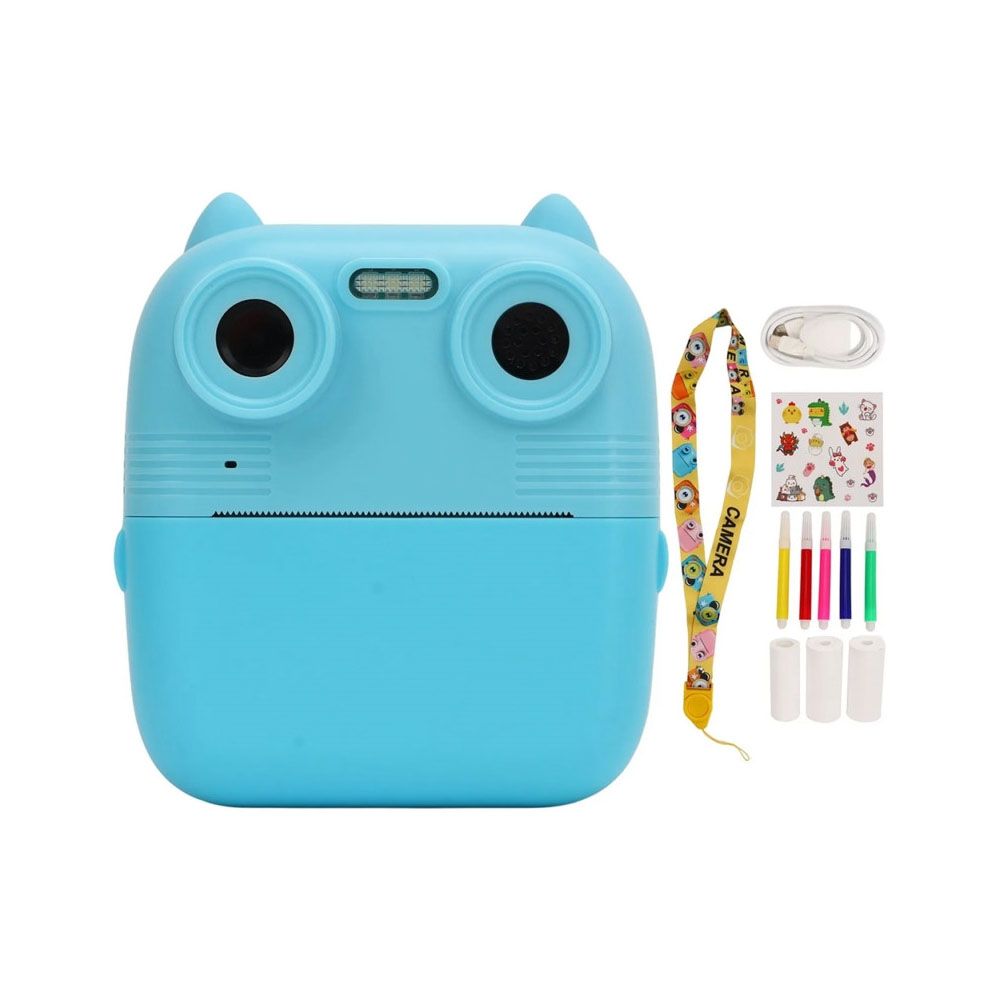 Cámara Infantil con Impresora Instantánea SATE A-DV915 Azul