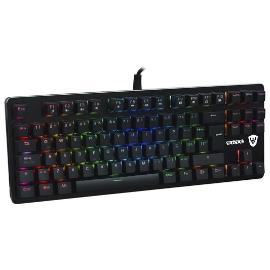 Teclado Gamer Mecánico SATE GK-502 RGB de 87 teclas en español