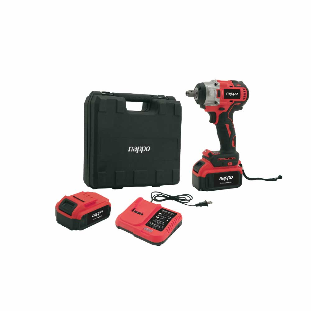 Llave de Impacto Inalámbrica Nappo NHTI-244 21V 300Nm