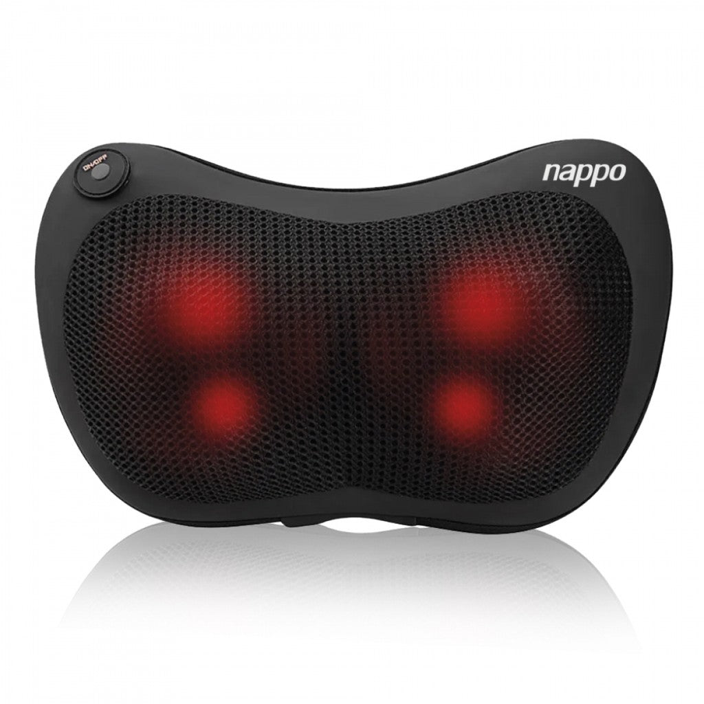 Almohadón Masajeador Nappo NPM-169 Negro con Calor